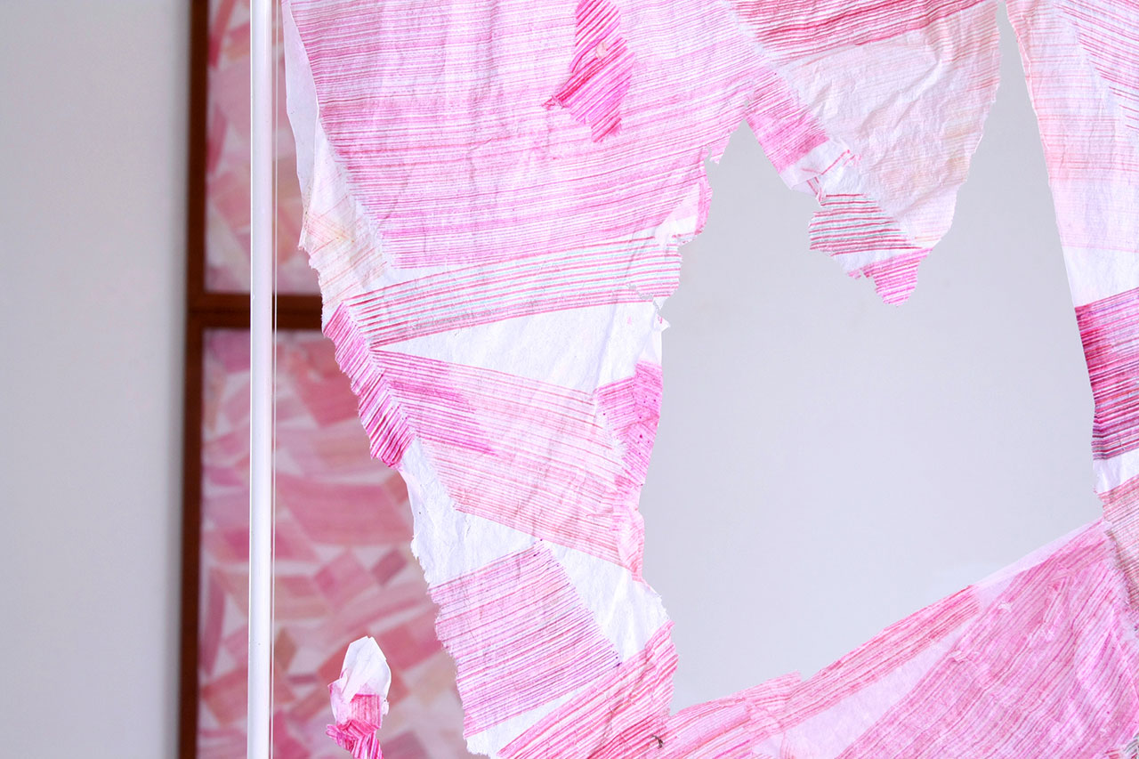 abstract ball-pointpen drawing: redfield 2017